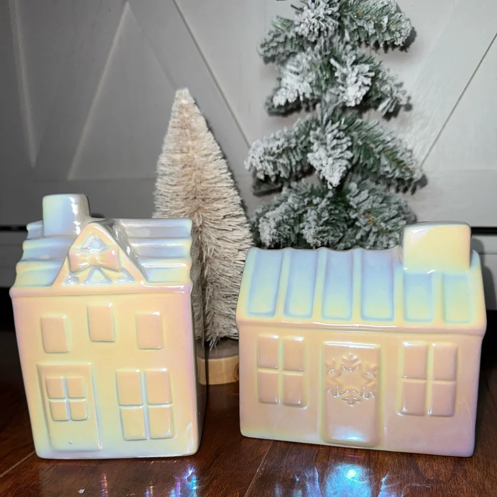Target Bullseye Playground Iridescent Gingerbread Houses Set